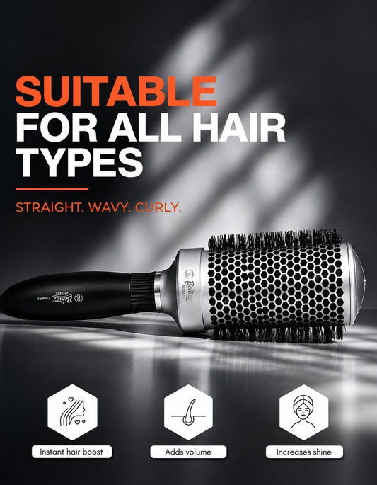 Beauté Secrets Professional Round Brush for Blow Drying