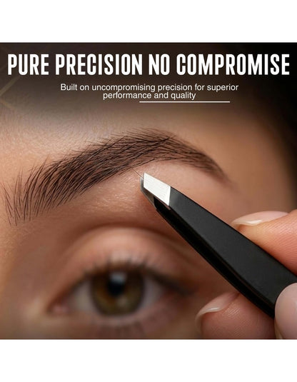 Beauté Secrets Tweezers Set Great Precision Plucker for Facial Hair, Splinter and Ingrown Hair Removal