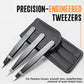 Beauté Secrets Tweezers Set Great Precision Plucker for Facial Hair, Splinter and Ingrown Hair Removal