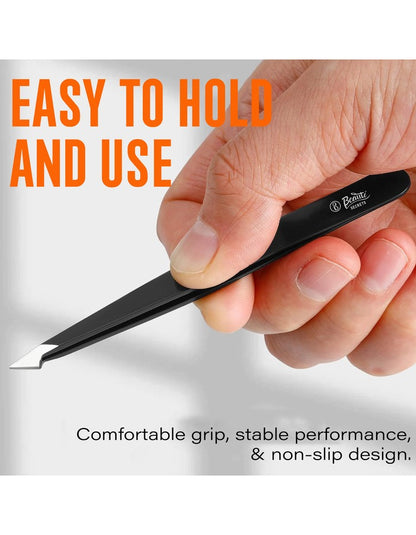 Beauté Secrets 6PCS Professional Eyebrow Tweezers Set for Women and Men