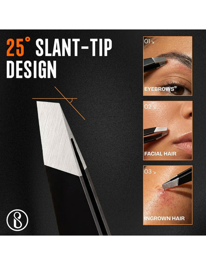 Beauté Secrets 6PCS Professional Eyebrow Tweezers Set for Women and Men