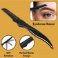 Beauté Secrets 8 Pcs Tweezers for Hair Remover, Eyebrow Plucker Kit,  Brush and Comb, Eyebrow Pencil, Face Razor for woman