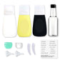 Beauté Secrets Travel Bottles for Toiletries 11pcs Kit, Leak Proof Travel Containers 85 ML Squeeze Bottle for Travelling