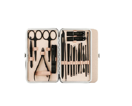 Beauté Secrets Manicure Pedicure kit,18pcs Stainless Steel Professional Nail Clippers