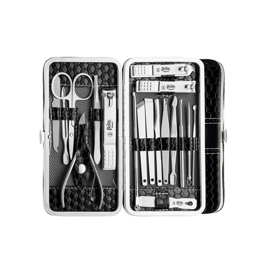 Beauté Secrets 18 in 1 Manicure Pedicure Kit with Nail Cutter