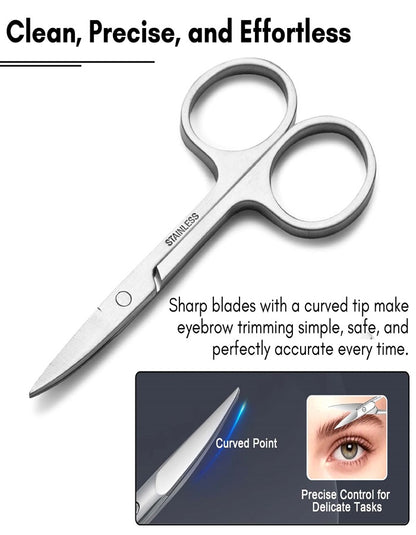Beauté Secrets Nail Clipper Set – Nail Cutter Set, Manicure Pedicure Kit, Stainless Steel Nail Grooming Kit with PU Leather Case, Portable Travel Nail Kit for Men & Women