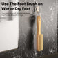Beauté Secrets Foot Scrubber for Dead Skin & Foot Scraper | Foot Brush & Pumice Stone Combo with Wooden Handle
