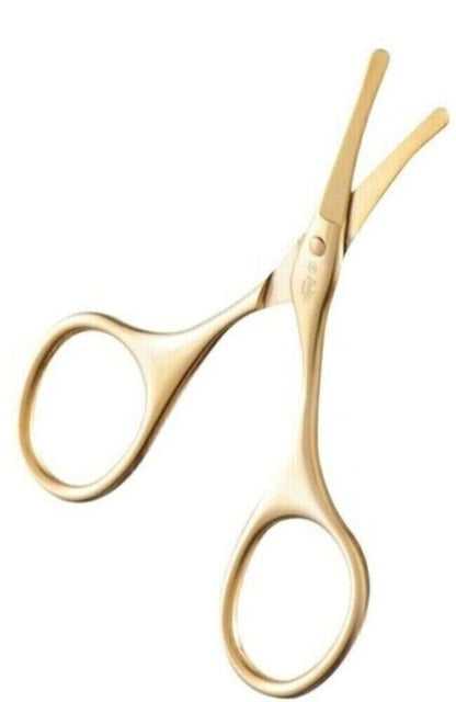Beauté Secrets Scissors for Hair Cutting, Rounded Facial Hair Nasal Scissors