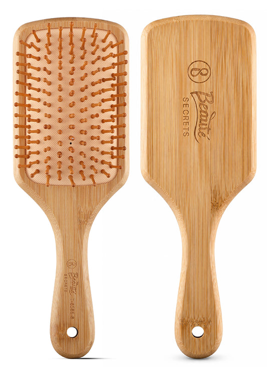Beauté Secrets Wooden Paddle Hair Brush