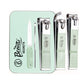 Beauté Secrets Nail Clippers - 5 Pcs Set with Metal Gift Tin Box