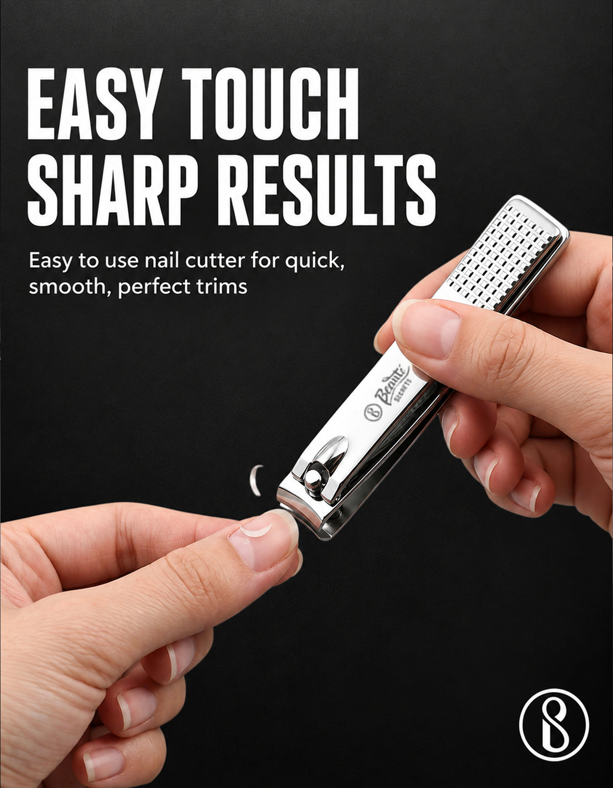 Beauté Secrets 9-in-1 Tweezers & Nail Cutter Set for Men & Women | Plucker for Hair Removal | Eyebrow Tweezers, Nail File, Scissors & Travel Case – Manicure Pedicure Grooming Set