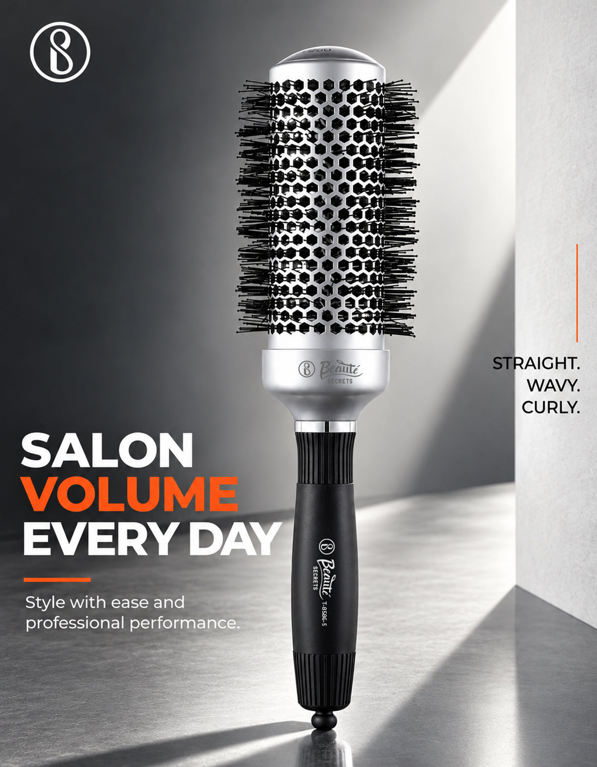 Beauté Secrets Professional Round Brush for Blow Drying