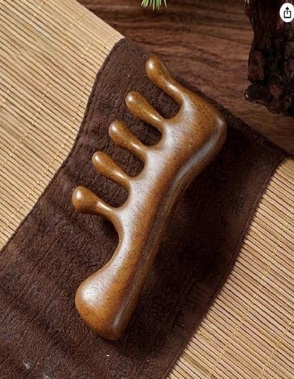Beauté Secrets Wooden Massager for Hair Growth | Gua Sha Head Massager