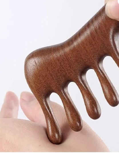 Beauté Secrets Wooden Massager for Hair Growth | Gua Sha Head Massager