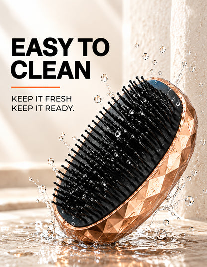 Beauté Secrets Detangling Hair Comb Brush, Detangler Hair Brush
