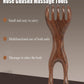 Beauté Secrets Head Massager for Scalp | Wooden Gua Sha Fork Massage Tool | Hair Growth Scalp Massage