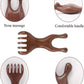 Beauté Secrets Head Massager for Scalp | Wooden Gua Sha Fork Massage Tool | Hair Growth Scalp Massage