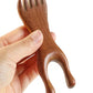 Beauté Secrets Head Massager for Scalp | Wooden Gua Sha Fork Massage Tool | Hair Growth Scalp Massage