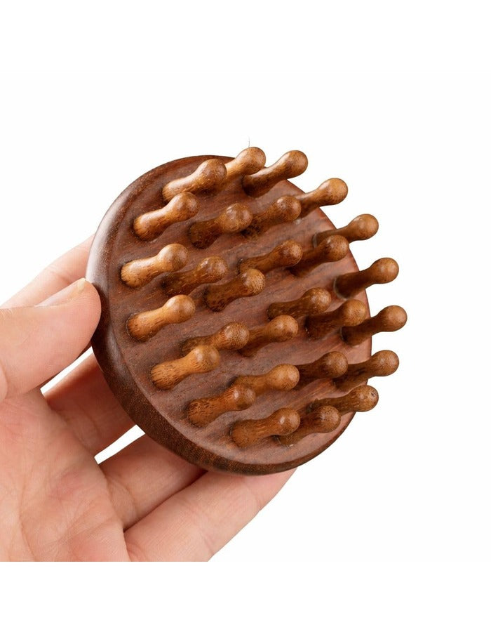 Beauté Secrets Wooden Scalp Massager Hair Massage Comb | Wooden Hair Massager for Hair Growth & Dandruff Control