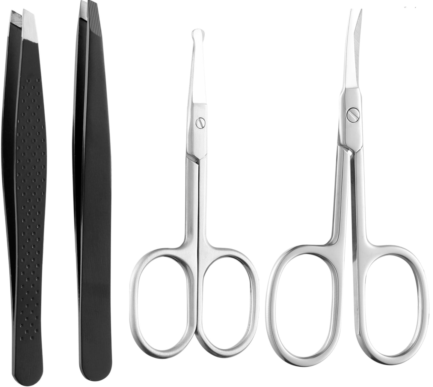 Beauté Secrets Eyebrow Tweezers for Women Precision Tweezer with Nose Hair Scissors