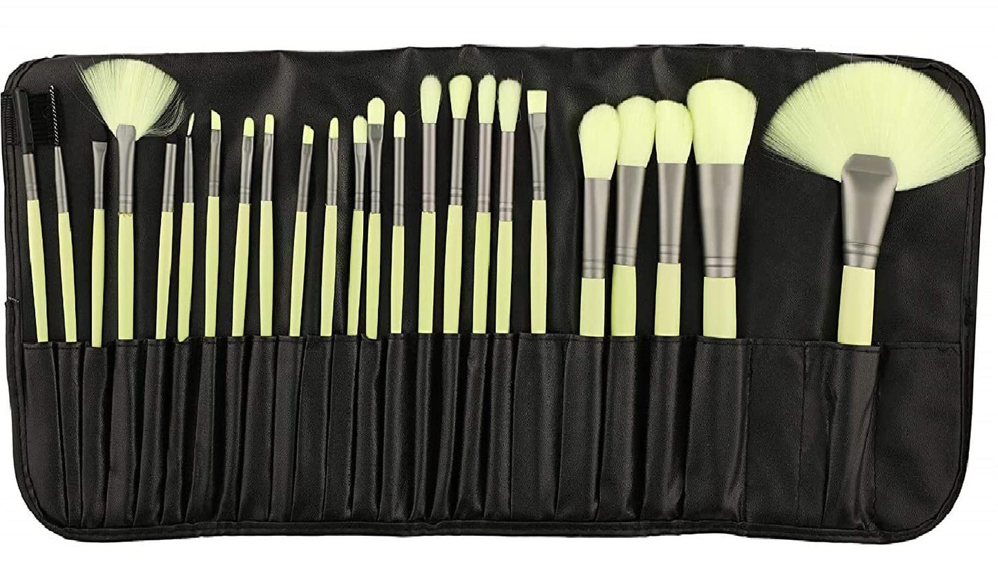 Beauté Secrets Makeup Brush Set, 24 pcs Synthetic Brushes