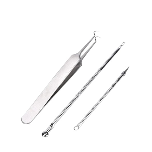 Beauté Secrets Acne Extractor Kit, Blackhead Tweezers and Needle, Pimple Remover tools