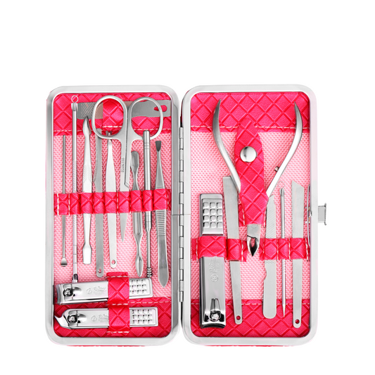 Beauté Secrets 18 in 1 Manicure Pedicure Kit with Nail Cutter